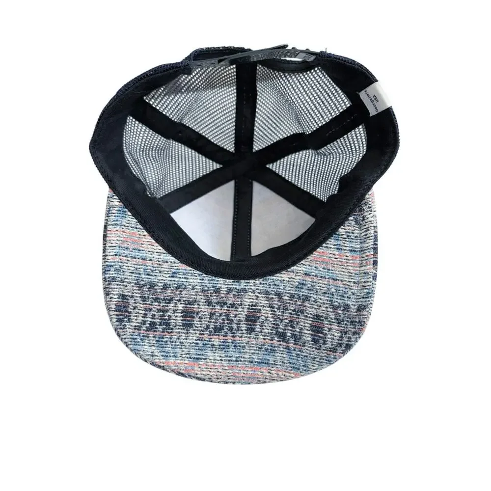 George Hats Blue Serape Trucker Hat‎ Panel Cap KIDS YOUTH 3-5 YO 50+ UPF Dadlike
